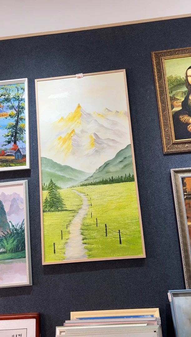 【闪购商品】油画37号 80*160 日照金山-手绘油画
