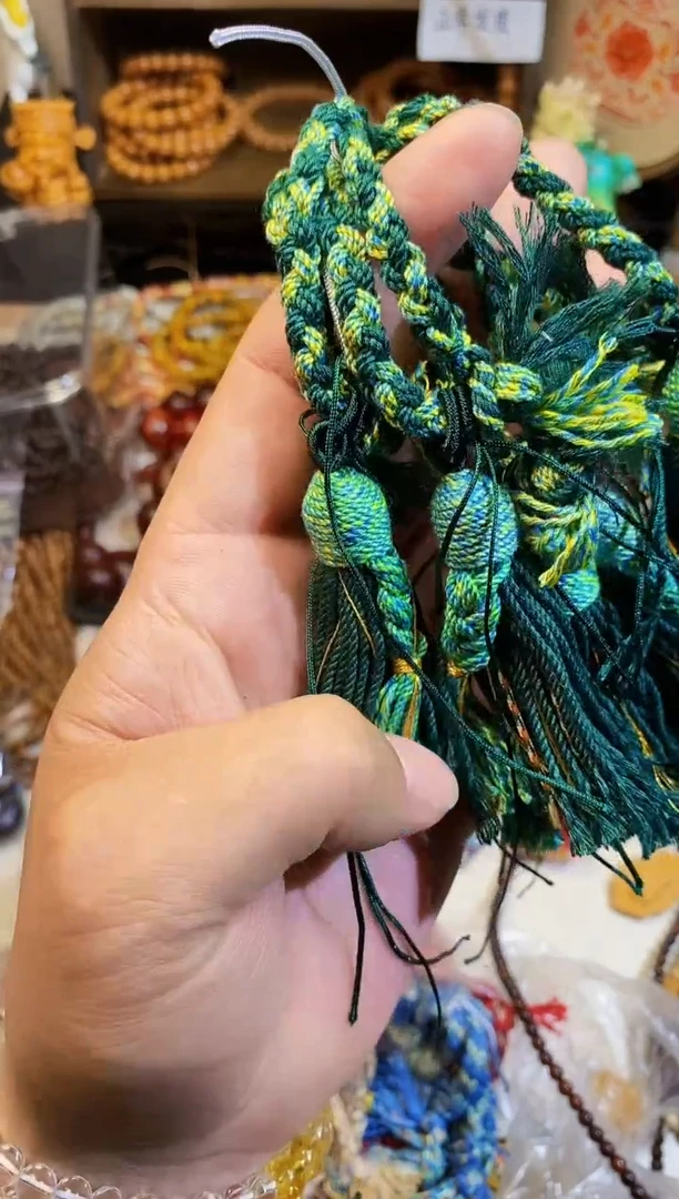 【闪购商品】非洲檀香手串/手链绿色手搓棉