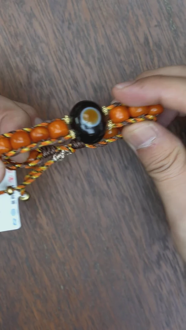 【闪购商品】琥珀裸石未镶嵌老蜡桶珠DIY手串