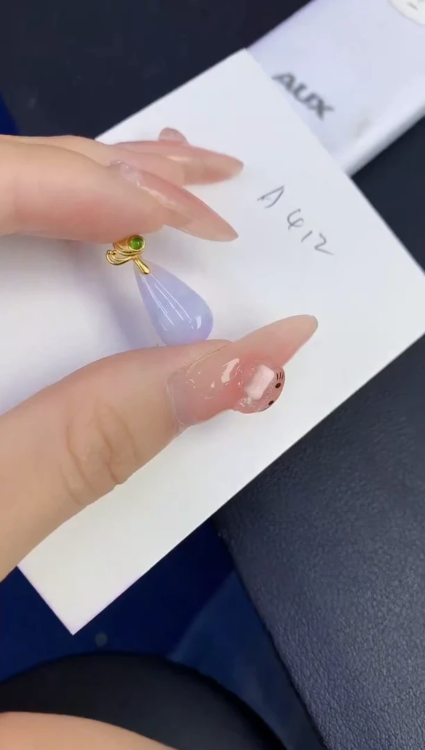 颈饰未镶嵌翡翠缅甸天然翡翠A货
