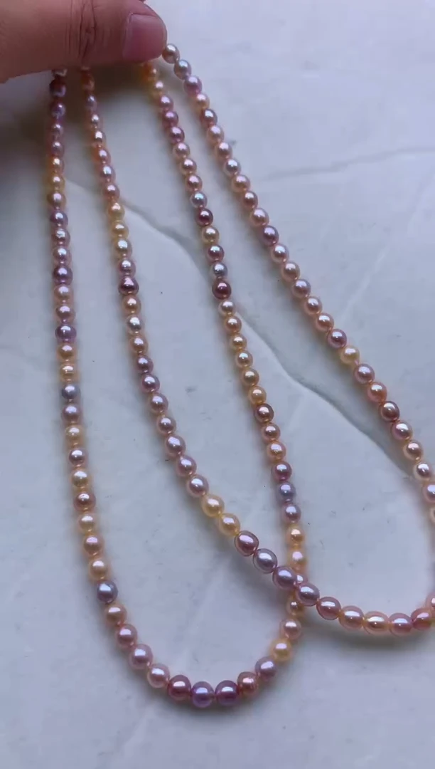 【闪购商品】淡水珍珠项链未镶嵌多发其一