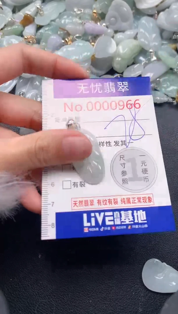 吊坠(不含链)未镶嵌翡翠966