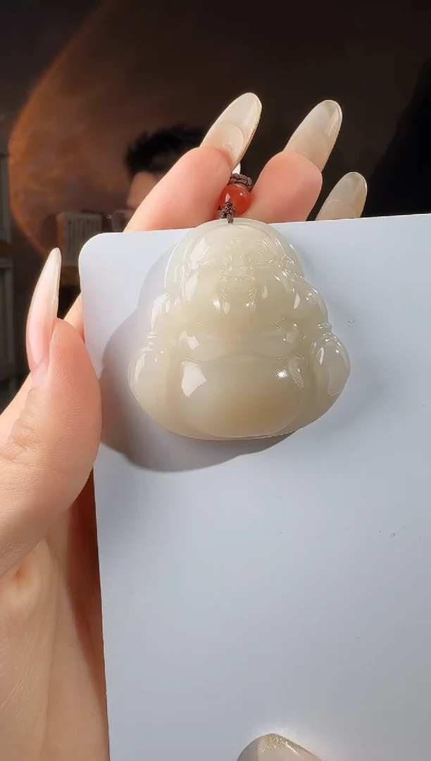 颈饰未镶嵌和田玉45佛公