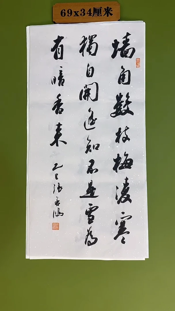 书法书法 张若鸿 尺寸69cm*34cm