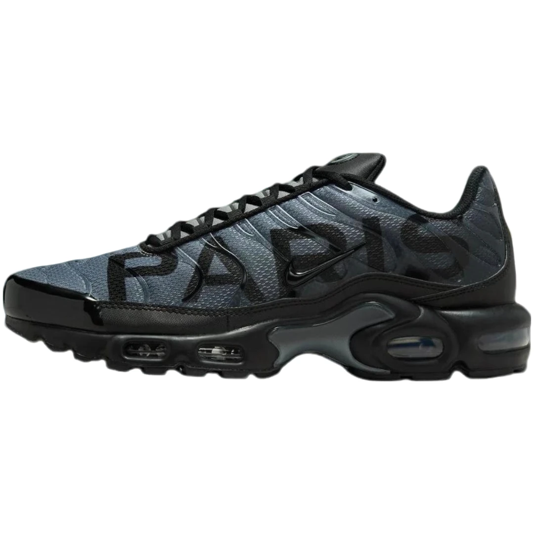 官方正品Air Max Plus低帮跑步鞋 男款黑灰色IB2253-001