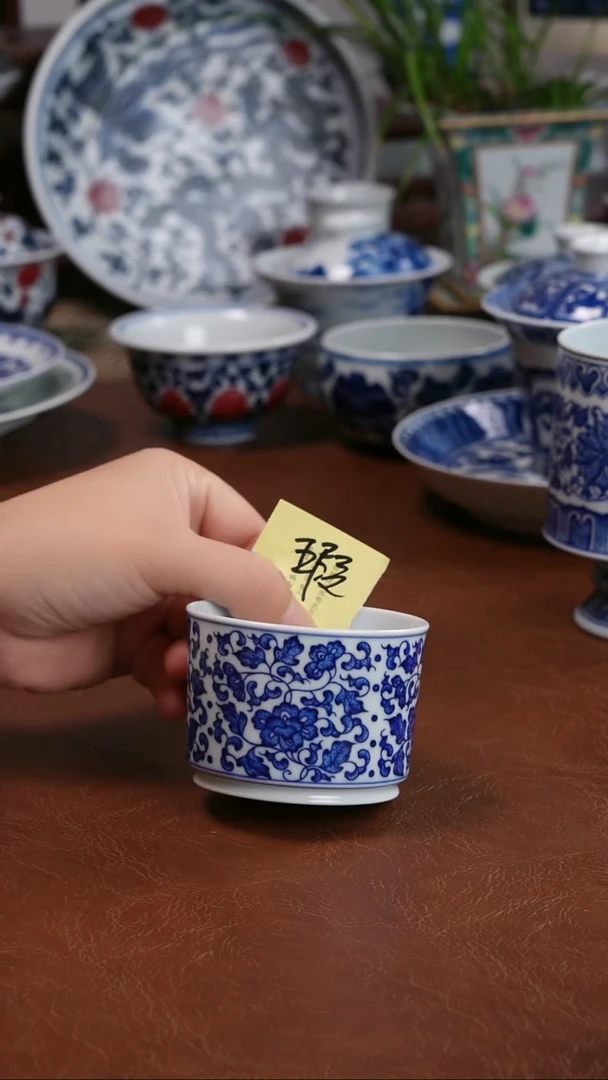 景德镇高端茶器墨奈手绘陶瓷茶具左右