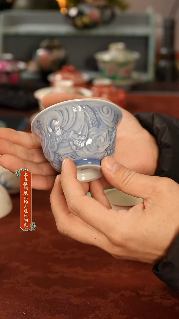 陶瓷景德镇手工手绘卡哇伊美器