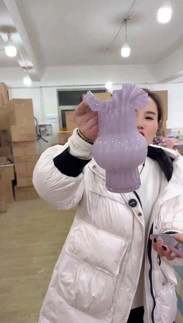 【闪购商品】无铅玻璃洛芙花器-b-早13