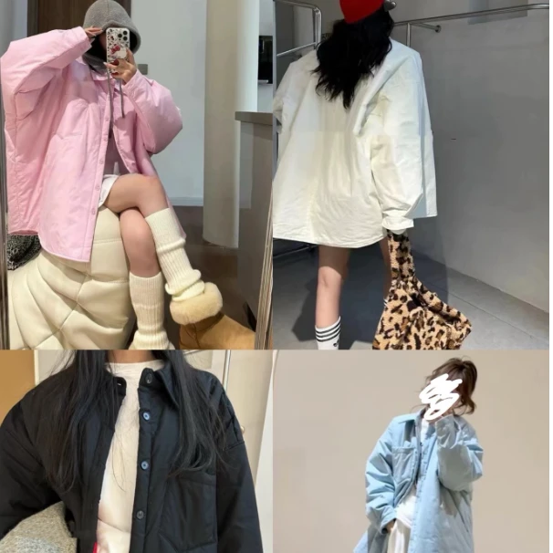 立领长袖常规秋冬翻领ins设计感韩版时尚厚款冬季衬衫