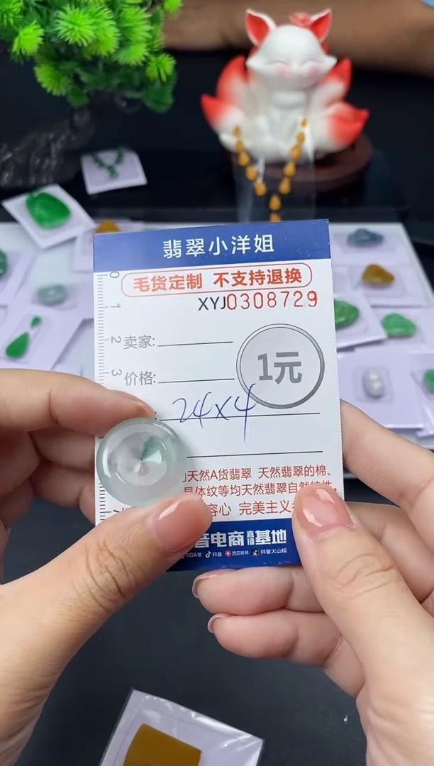 未镶嵌定制翡翠椰**A毛货商品 不退换/ 8729