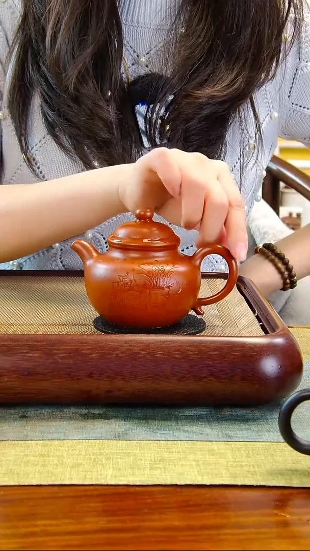 茶壶紫砂徐记福康 原矿紫砂 7