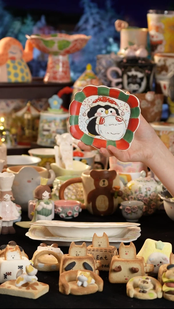 其他陶景德镇釉下彩手绘设计师款陶瓷