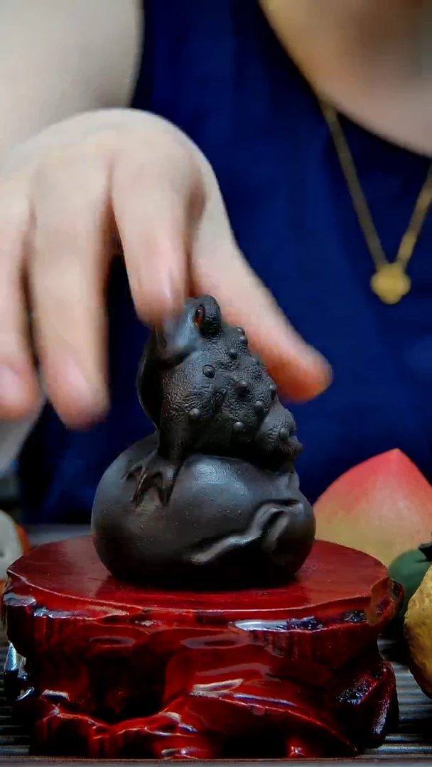 紫砂紫砂茶宠摆件