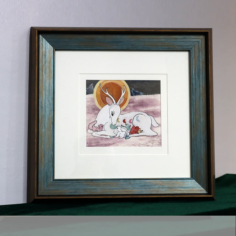 《九色鹿》挂画｜现代 儿童房 书房 过道 玄关 新中式 古典 轻奢