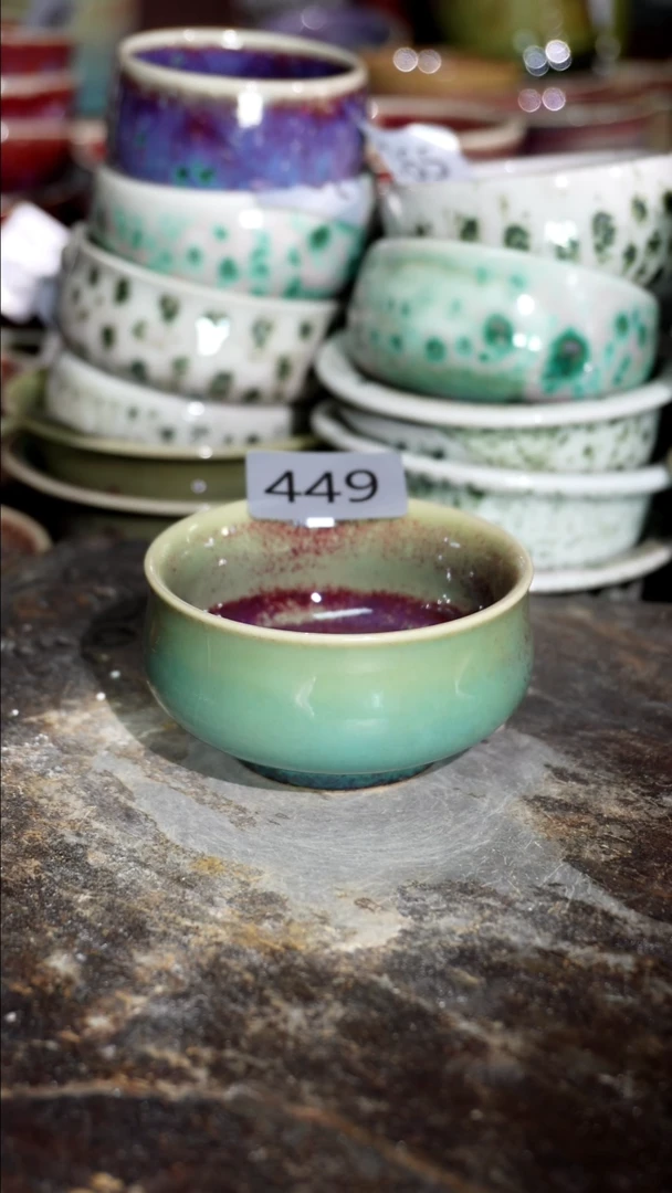 摆件精品窑变钧瓷茶器