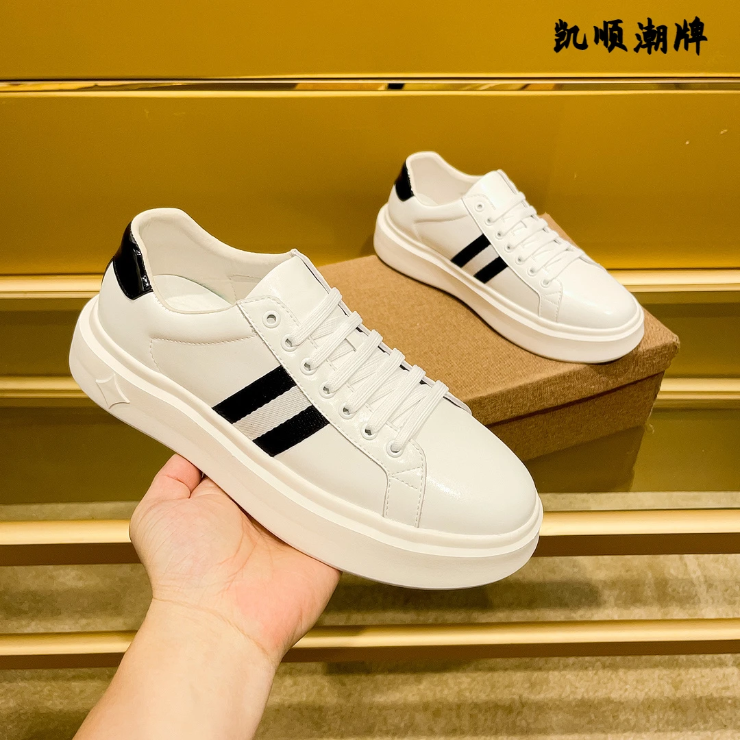 欧洲站欧货纯色透气厚底印花板鞋休闲板鞋潮鞋时尚百搭男士