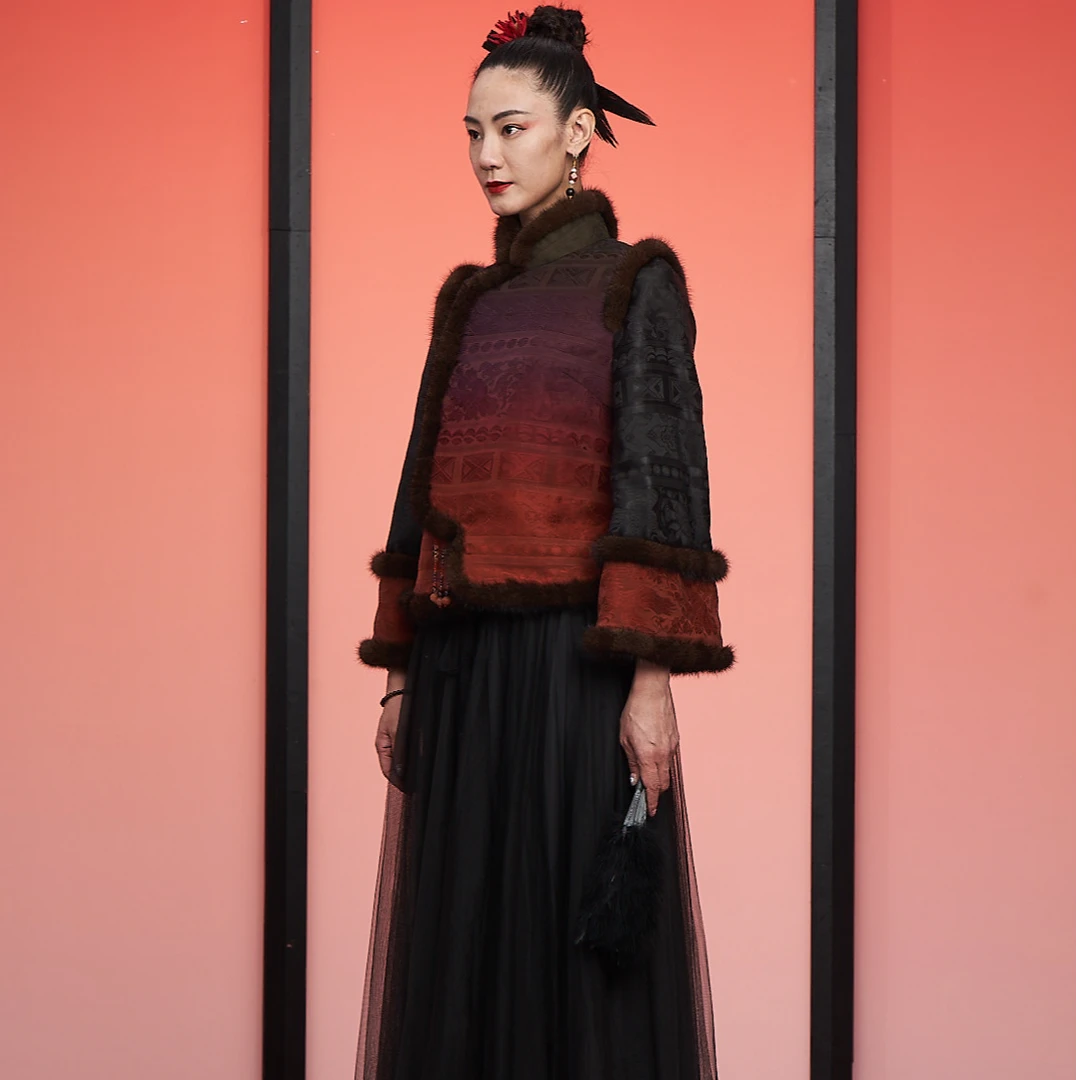 JIXIANGYIJIA/吉祥衣家【大糖姐专属】凤栖梧（棉服）914293815