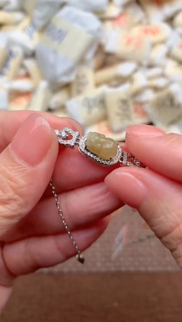 银S925镶嵌挂件翡翠福利