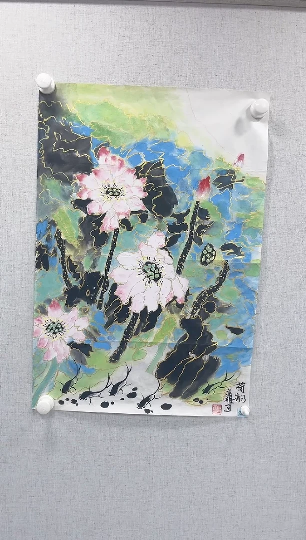 国画段益雄老师开三