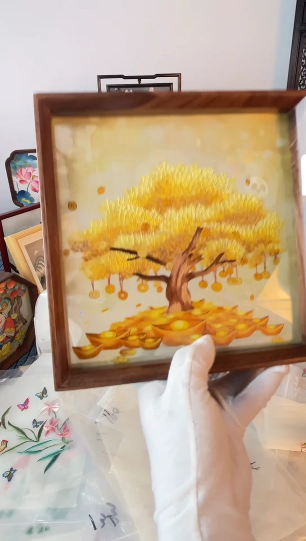 织绣青*纯手工苏绣双面绣苏绣