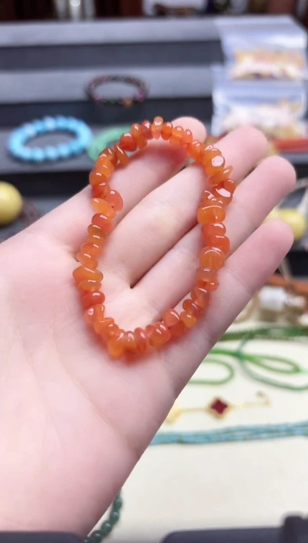未镶嵌手串南红玛瑙南红随型手串ZD