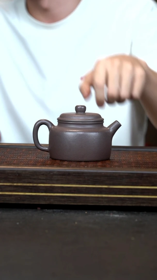 茶壶紫砂  LZX     天青泥      德钟        200cc
