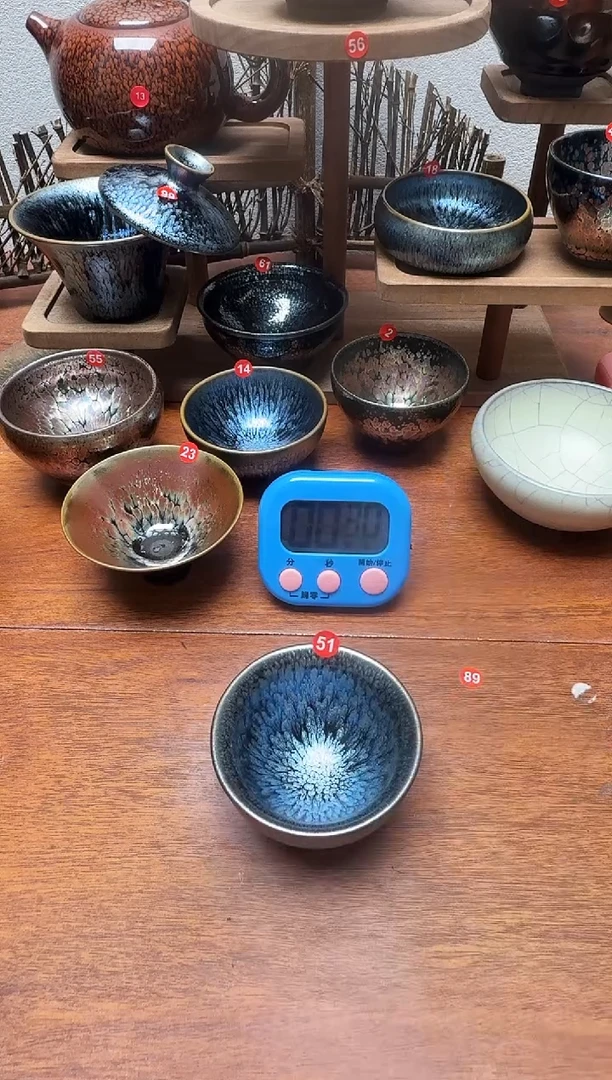 茶盏汤*升51号建盏工匠茶器