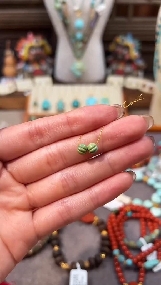 未镶嵌绿松石配饰瓜珠