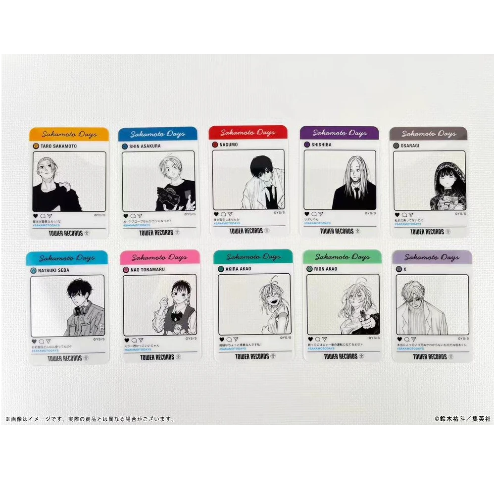 坂本日常SNS风透卡