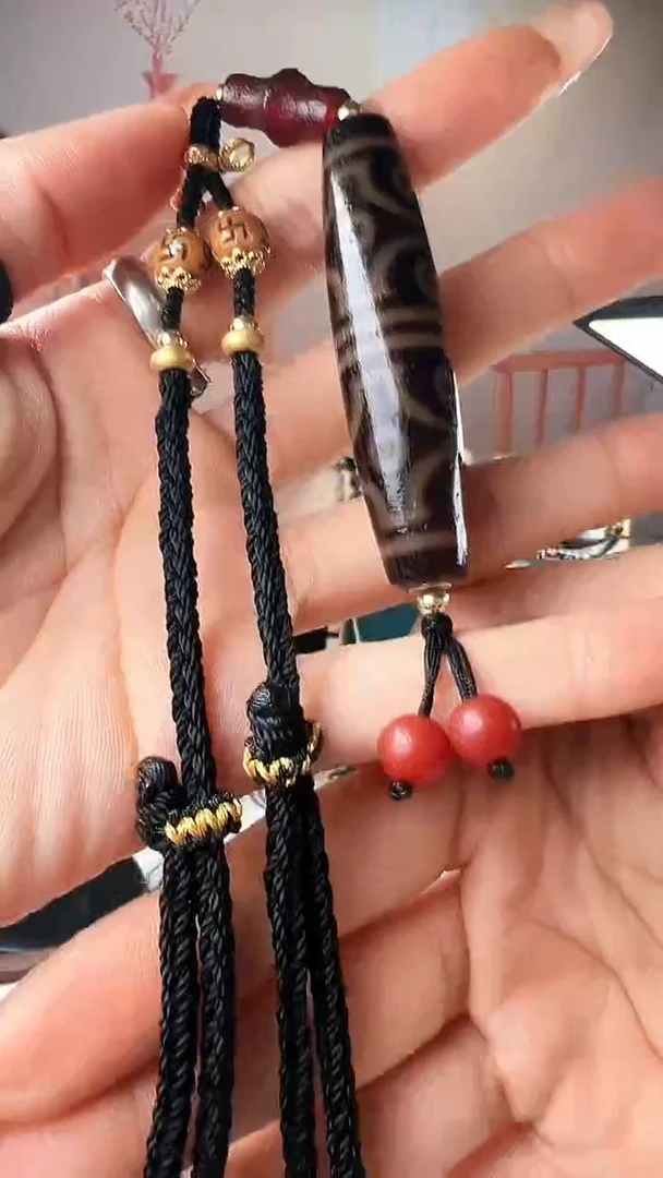 玛瑙/玉髓颈饰未镶嵌用****6十二眼