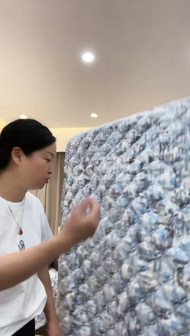 棉棉D23 雪花纹110*200蓝色