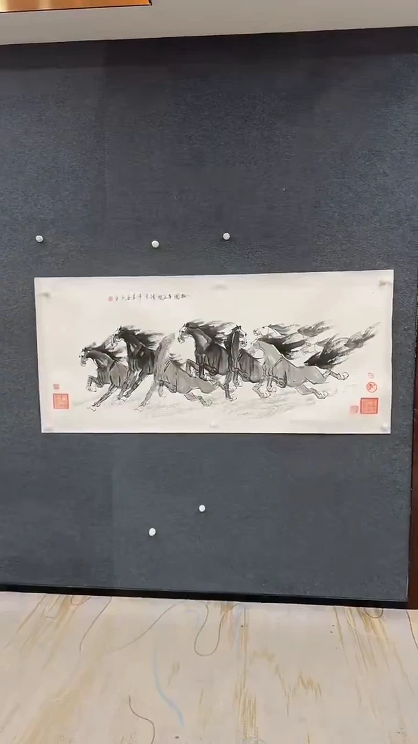 国画9.25-严选-黄春香-小六尺八骏图-J06