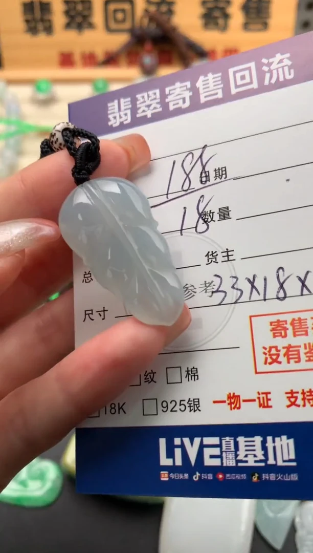 翡翠未镶嵌颈饰10142635