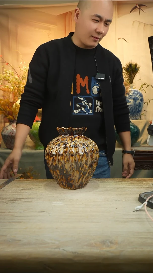 高23口13陶瓷花瓶