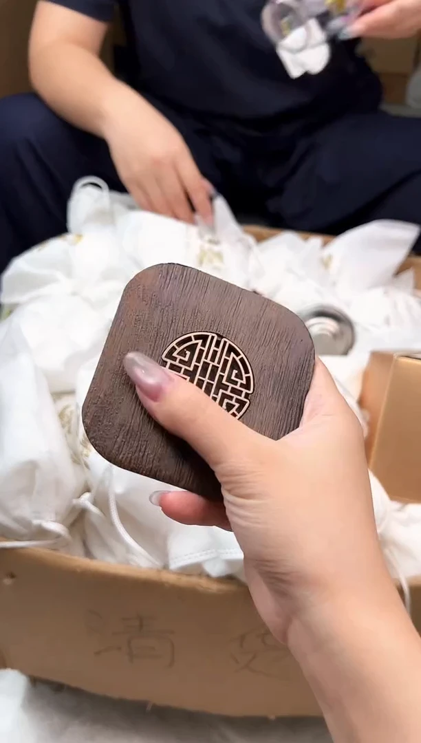 黑檀木杯垫