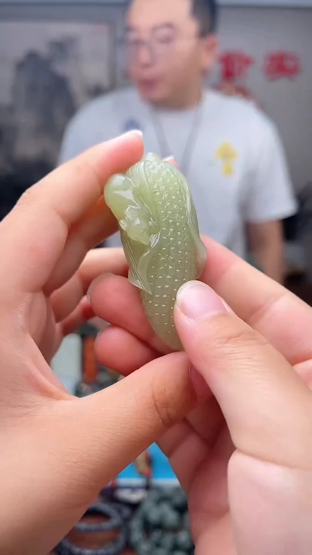 和田玉未镶嵌挂件1