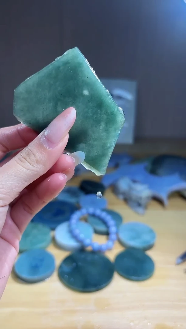 翡翠未镶嵌颈饰翡翠A货 温谭539