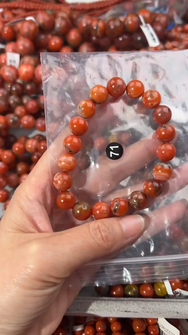 南红玛瑙手串未镶嵌10