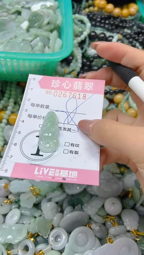 翡翠未镶嵌颈饰闪购0267618
