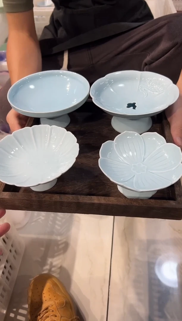 瓷片微瑕商品，介意勿拍-托盘