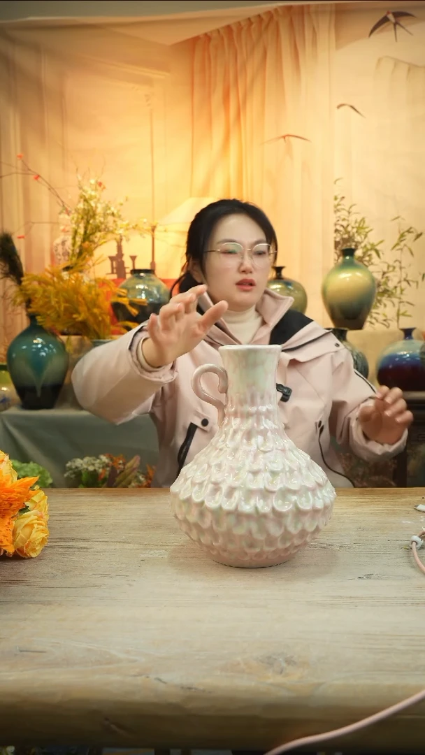 高25口7陶瓷花瓶花器