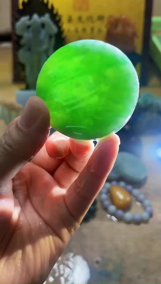 未镶嵌挂件翡翠A货常星6246