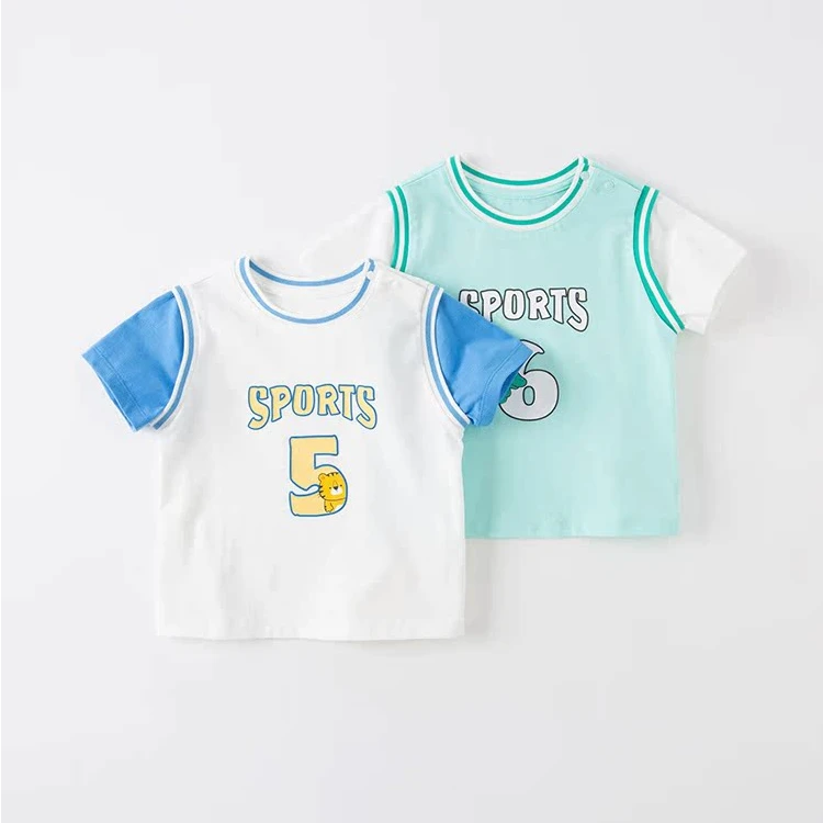 戴维贝拉宝宝运动短袖DB2234675