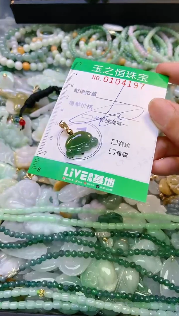 翡翠未镶嵌颈饰闪购0104197多样性发其一