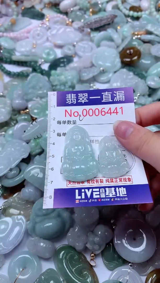 翡翠未镶嵌吊坠(不含链)6441