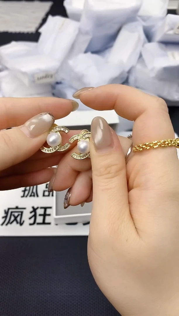 未镶嵌耳饰淡水珍珠ed1080