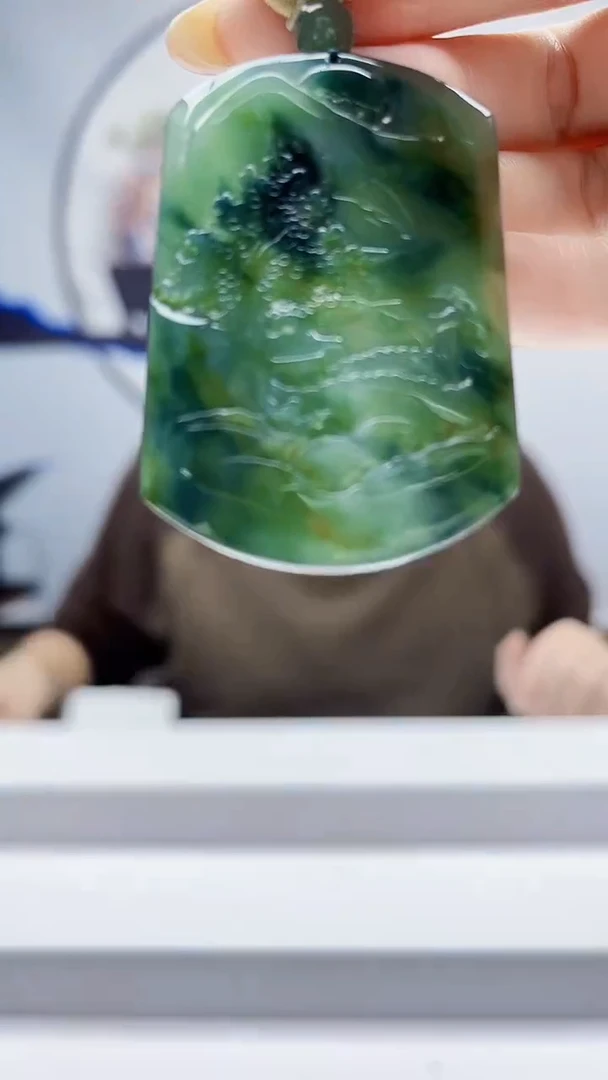 未镶嵌定制翡翠毛货挂件26