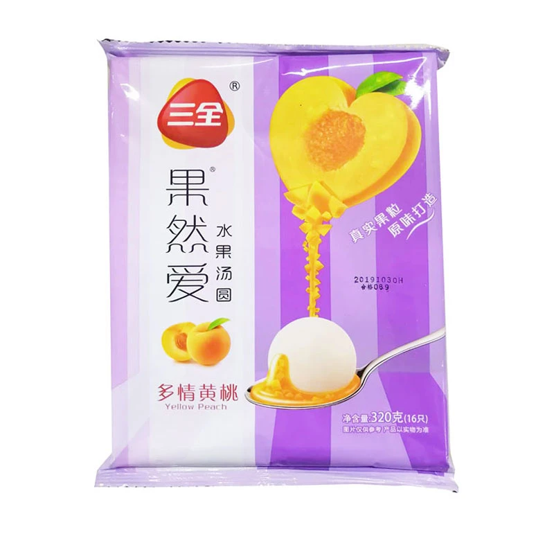 三全汤圆果然爱多情黄桃 320g/袋