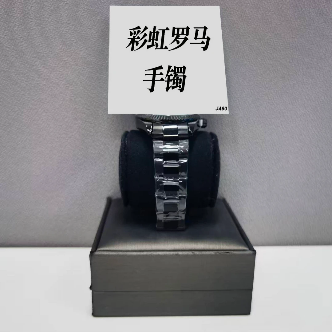 钛钢手镯 彩虹罗马手镯 ZF-J480