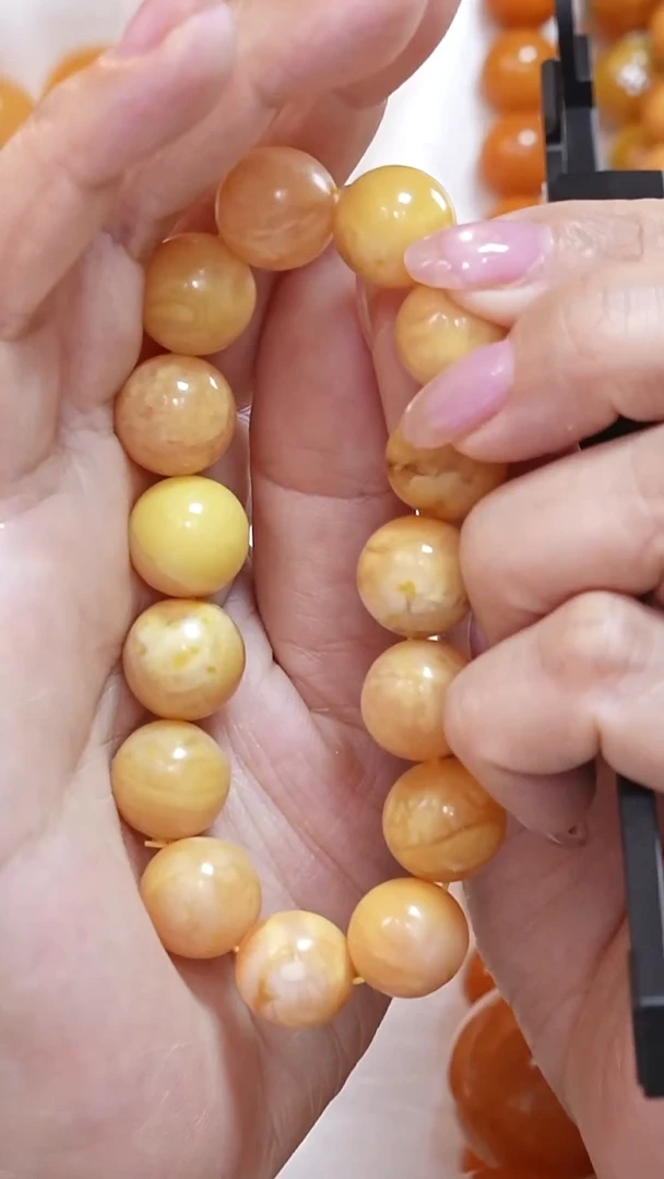 蜜蜡颈饰未镶嵌8362天然蜜蜡珠宝奇石云端妖孽全部保真